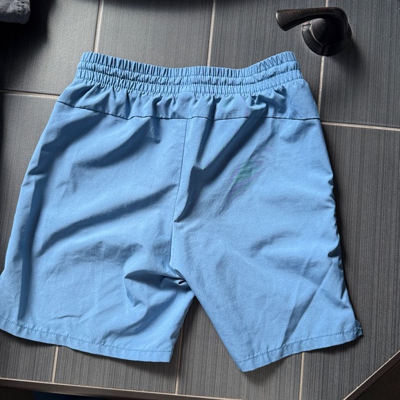 Blue Drawstring Shorts - Picture 4 of 4